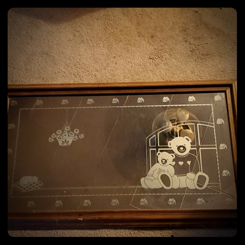 Etched mirror
